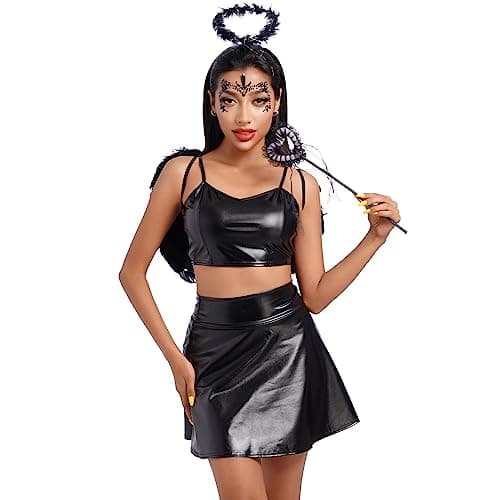Women Angel Devil Halloween Costume Set