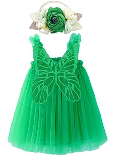 BGFKS Princess Tutu Dress with Flower Headband for Girls