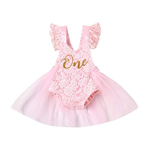 Baby Girl 1st Birthday Outfit Princess Tutu Dress