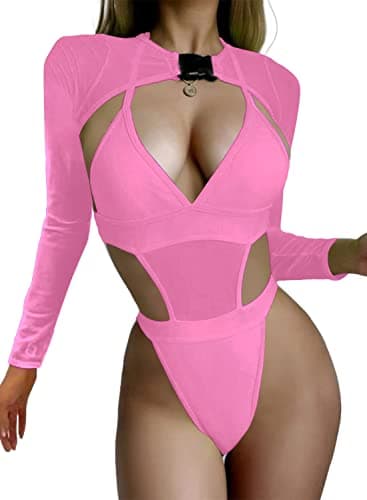 Neon Bodysuit Set for Women - Rave Festival Outfits