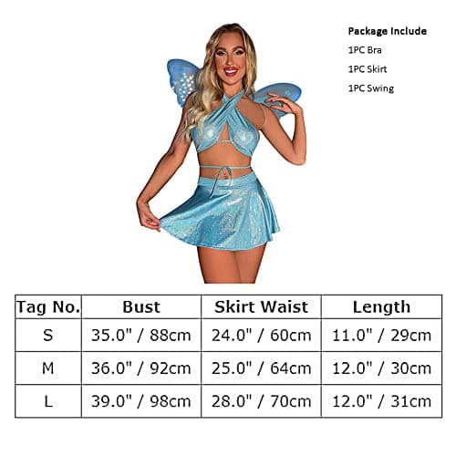 Halloween Costume Set for Women's Rave Outfits at Music Festivals