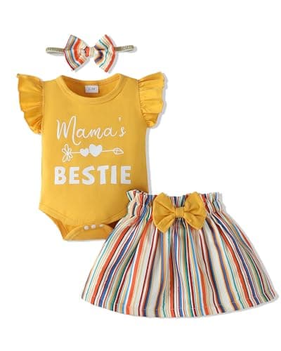 BABY GIRL SUNNY PIGGY Dress Romper Skirt Set