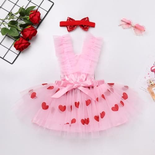 Baby Girl First Birthday Princess Dress with Headband & Backless Dresses Set