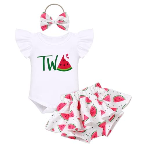 Summer Baby Girls Sunflower Mouse Outfit Set