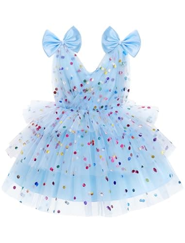 Butterfly Theme Toddler Girls Party Dress
