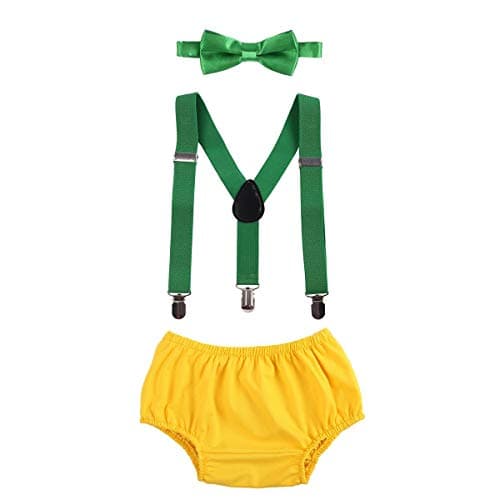 Baby Boys First Birthday Cake Smash Outfits Set