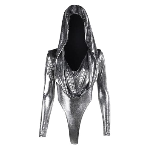 Women Rave Holographic Bodysuit