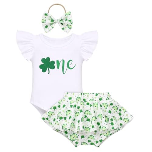 Summer Baby Girls Sunflower Mouse Outfit Set