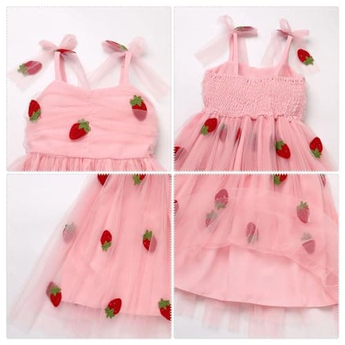 IMEKIS Toddler Birthday Princess Dress for 1-6T Photo Shoot