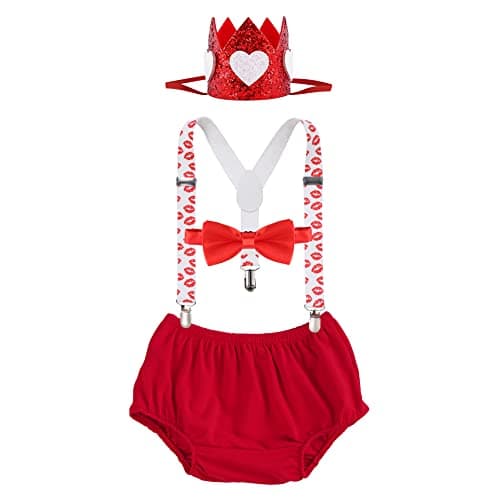 IBTOM CASTLE Baby Boy 1st Birthday Cake Smash Outfit Set