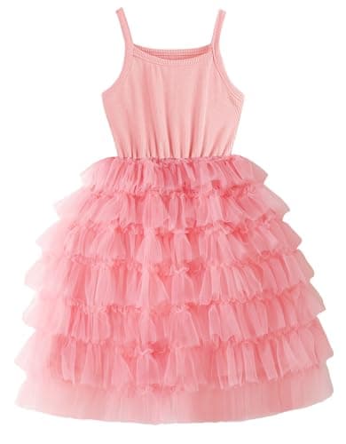 RJXDLT Infant Tutu Sundress for Baby Girls Tulle Toddler