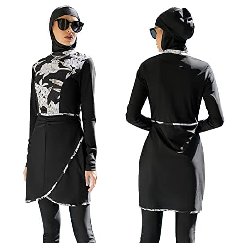 IMEKIS Women's Modest Muslim Burkini Swimwear