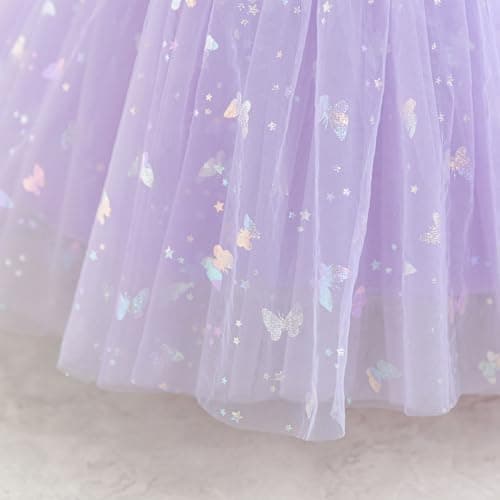 Shiny Butterfly Tutu Dress for Toddler Baby Girls