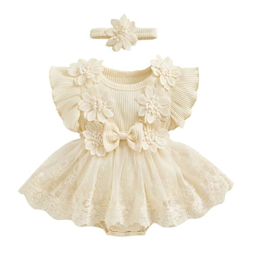 Newborn Baby Girl 1st Birthday Outfit Cake Smash Set