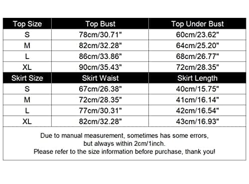 Women's Rave Outfit Sets - Metallic Tops & Long Skirt