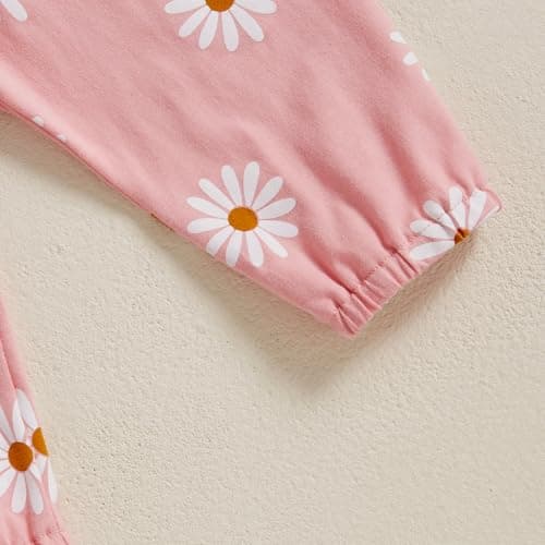 Cevoerf Infant Baby Girl Daisy Theme Birthday Outfit Set
