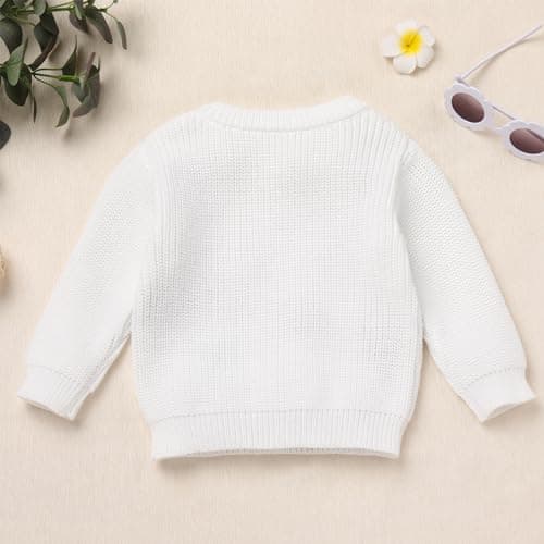 IMEKIS Baby 1st Birthday Outfit Sweater Top for One Year Old