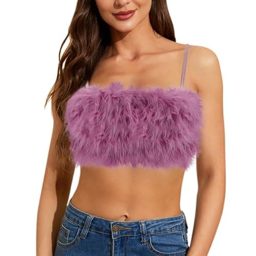 Reflective Crop Top for Women, Festival Rave Outfits and Girls Club Tank Vest