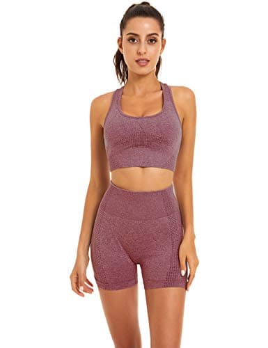 Toplook Women's Seamless Yoga Workout Outfit