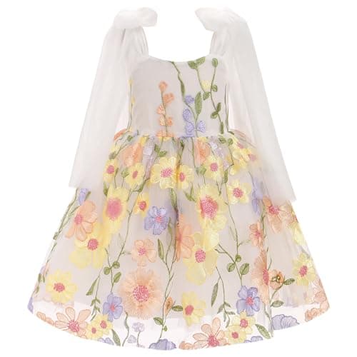 IBTOM CASTLE Backless Maxi Gown for Flower Girls and Bridesmaids