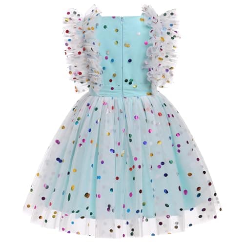 Girls Confetti Birthday Princess Dress
