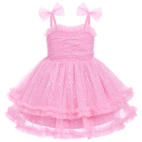 IMEKIS Toddler Birthday Princess Dress for 1-6T Photo Shoot