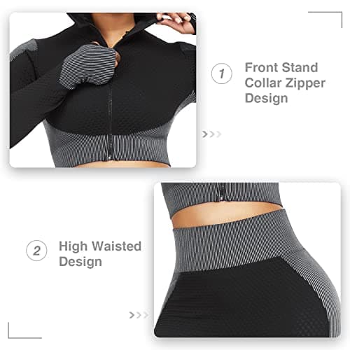 Women's Seamless 2 Piece Yoga Workout Sets by FeelinGirl