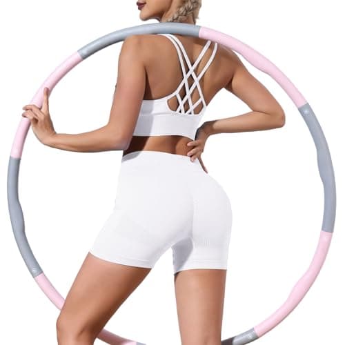HORISUN Women's Workout Sets: 2 Piece Gym Outfits with High Waisted Shorts and Padded Sports Bra