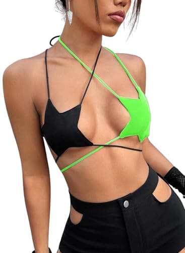 Ella Lust Rave Star Top for Women | EDC Festival Dance Bra Outfit