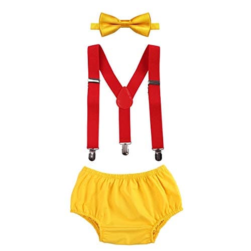Baby Boys First Birthday Cake Smash Outfits Set