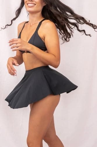 BZB Flirty Mini Skirt with Shorts for Workout & Yoga