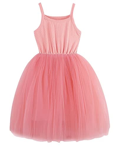 RJXDLT Infant Tutu Sundress for Baby Girls Tulle Toddler
