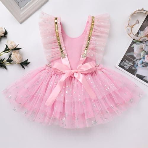 First Birthday Winter Snowflakes Princess Dress for Toddler Baby Girls