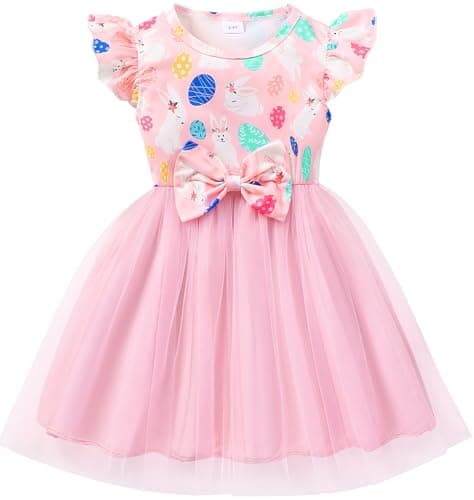 Gothletic Little Girls Tulle Tutu Dress for 2-7Y Summer Sundress
