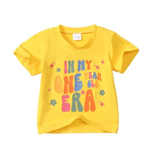 TinyPainter Baby Girl First Birthday Outfit 1st Birthday Top My One-Year-Old Era