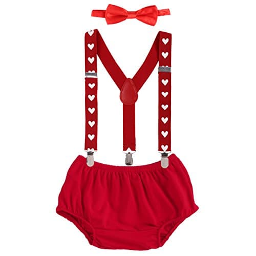 Baby Boys Valentine's Day Cake Smash Outfit