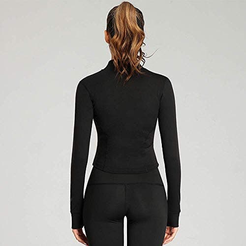 Lviefent Women's Lightweight Full Zip Running Jacket for Slim Fit Yoga Workout