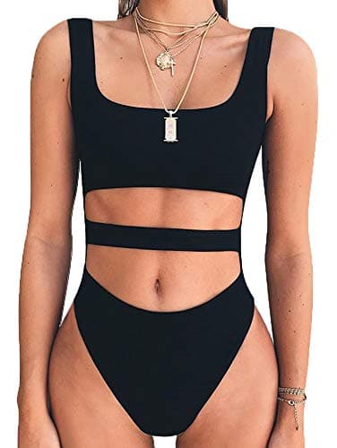 BEAGIMEG Women's Cut Out Sleeveless Bodysuit Party Wear