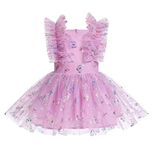 ODASDO Baby Girl 1/2 Birthday Tutu Dress Ruffle 0-24M