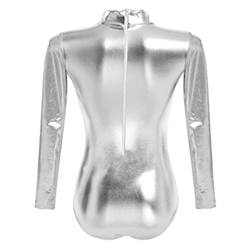 Metallic Alien Bodysuit Costume for Women Halloween Cosplay