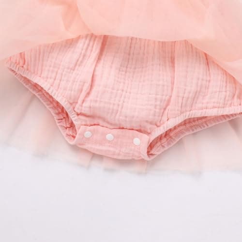 Girl's First Birthday Outfit: Smocked Romper Tutu Dress + Headband