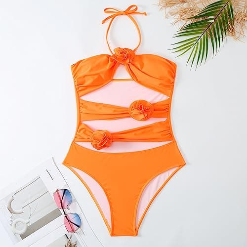 Tropical Flower Bikini Set for Women