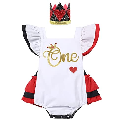 AWIBMK Baby Girl 1st Birthday Outfit in Rainbow Tutu Dress for Cake Smash Photoshoot