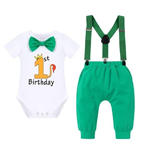 Wild One Dinosaur Birthday Outfit for Baby Boy