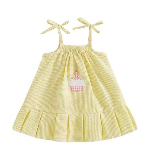 GOOCHEER Baby Girl First Birthday Cake Smash Dress