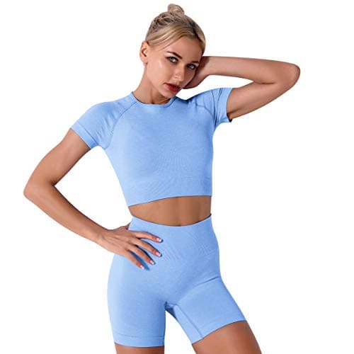 IDOPIP Women's Workout Set: Yoga Outfit + Sports Bra + Leggings