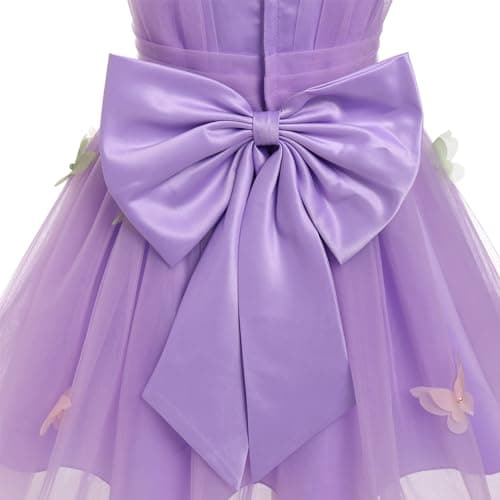 Toddler Girls' Butterfly Tulle Dress for Birthday and Special Occasions