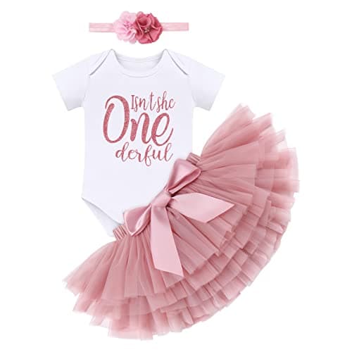 Boho Rainbow 1st Birthday Outfit for Baby Girls
