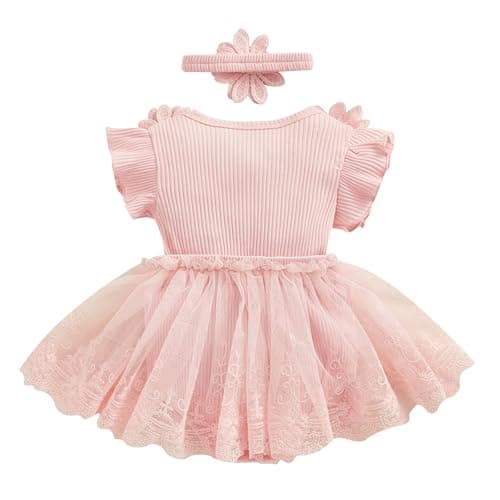 Newborn Baby Girl 1st Birthday Outfit Cake Smash Set