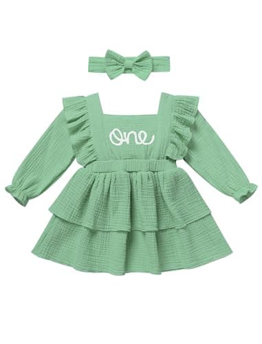 Winter Snowflake 1st Birthday Outfit for Baby Girls